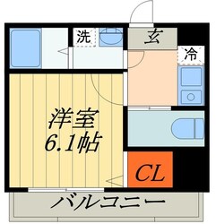 メルディア谷塚の物件間取画像